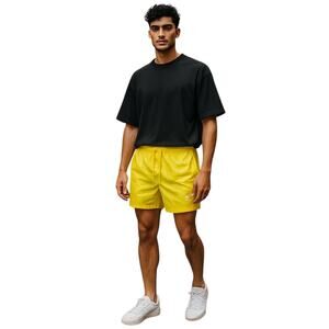Nike Yellow Swim Shorts Men’s Large – Lightweight Summer Activewear